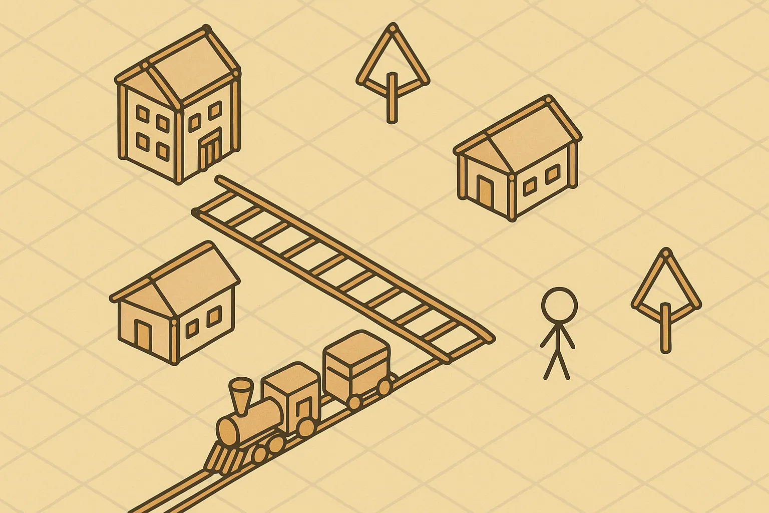 Early FireMatch Empire Prototype Sketch